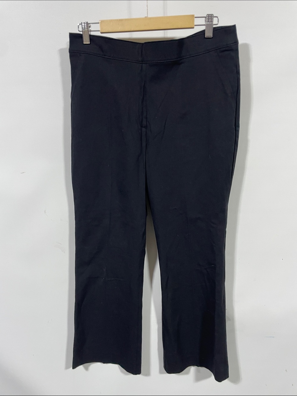 SPANX Black High-Rise Pull-On Track Pants